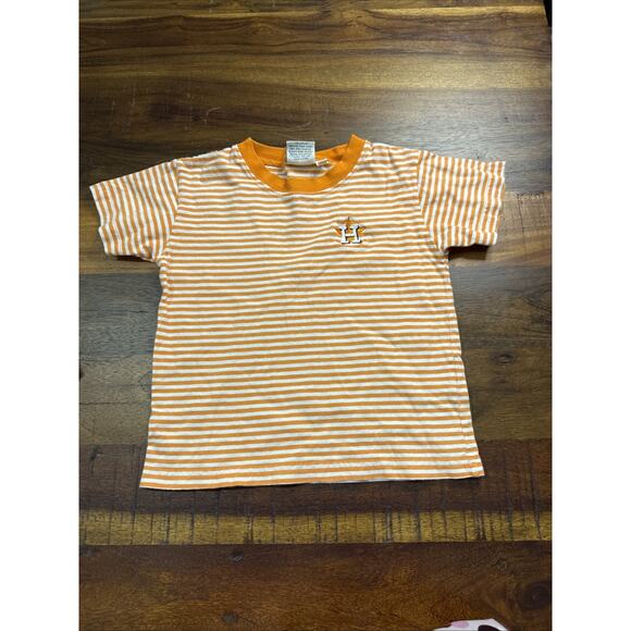 Luigi Kids Astros striped Short Sleeve Tee 4T - Picture 1 of 3
